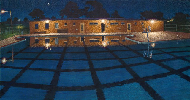 Pool At Night